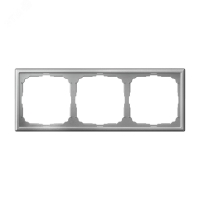 ARTGALLERY рамка 3-постовая, универсальная, алюминий Systeme Electric GAL000303