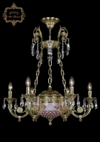 Подвесная люстра Art Classic 31.44.6.KR175SP.250IT.G.Sp.Amber.White.1B ArtClassic