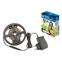 Светодиодная лента Volpe 9.6W/m 60LED/m 2835SMD теплый белый 2.5M ULS-Q721 2835-60LED/m-IP20-2.5M-WW RRP24C00 UL-00000642