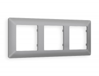 Рамка трехместная Ambrella Volt Line AF110503