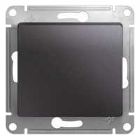 GLOSSA выключатель 1-клавишный механизм сх.1 графит Systeme Electric GSL001311