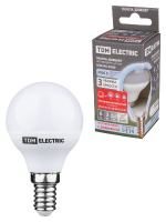 Лампа светодиодная диммируемая TDM Electric Е14 6W 4000K прозрачная SQ0340-0200