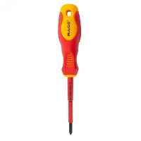 Отвертка диэлектрическая крестовая VDE PH1 x 80 Rage 397019