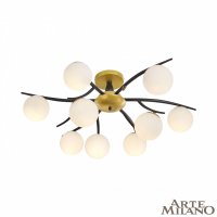 Потолочная люстра Arte Milano Neapolis 273408/9 BK/GD