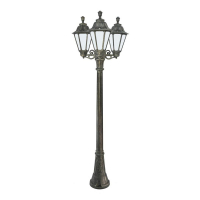 Уличный фонарь Fumagalli Artu Bisso/Rut 3L E26.158.S30.BYF1R