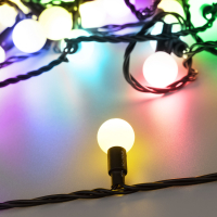 Гирлянда светодиодная декоративная ARD-BALL-CLASSIC-D23-10000-BLACK-80LED RGB (230V, 3.5W) (ARDCL, IP65) Arlight 025619