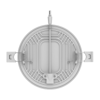 Светильник светодиодный ДВО 24 Вт 2400 лм 4000К AC 220В IP20 круг D170х27мм монт d155мм Пластик безрамочный Frameless Gauss GAUSS 967511224