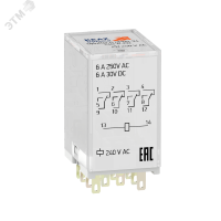 Реле промежуточное OptiRel G RP55-34-240-6-CO КЭАЗ 281115