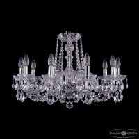 Подвесная люстра Bohemia Ivele Crystal 1402/10/240 Ni