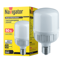 Лампа светодиодная LED 50вт Е40 белый Navigator Group 61482 20701