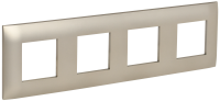 SKANDY Рамка 4-местная SK-F04Sh шампань IEK SK-M42-K37