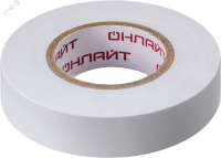 Изолента ОНЛАЙТ 71 676 OIT-B15-20/WH белая 71676 22016