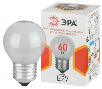 Лампа накаливания Эра P-60-E27-230-FR шар Б0066371 ЭРА