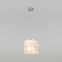 Подвесной светильник Eurosvet Sandra 60185/1 хром/перламутр a069247