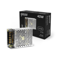 Блок питания Gauss Led Strip PS 12V 40W IP20 5A 202003040 GAUSS