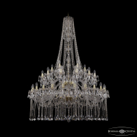 Подвесная люстра Bohemia Ivele Crystal 1413/24+12+6/460/h-185/2d Ni