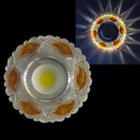 Встраиваемый светильник Reluce 42226-9.0-001PL MR16+LED3W CL/BN