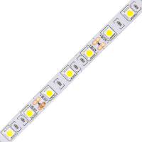 Светодиодная лента Volpe 14.4W/m 60LED/m 5050SMD теплый белый 5M ULS-Q221 5050-60LED/m-10mm-IP20-DC12V-14.4W/m-5M-3000K UL-00004353
