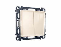 Комплект механизма 2-кл проходного выключателя Ambrella Volt Alfa MA303020