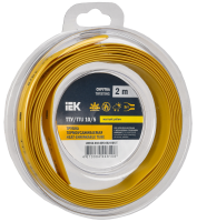 Трубка термоусадочная ТТУ нг-LS 10/5 желтая (2м/упак) IEK UDR12-010-005-002-K05-T