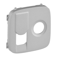 Лицевая панель Legrand Valena Allure розетки TV-RJ45 алюминий 754837
