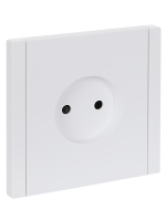 FORTE&PIANO Розетка 1-местная без заземления с защитными шторками винтовое крепление 10А FP217 белый IEK FP-R13-10-K01