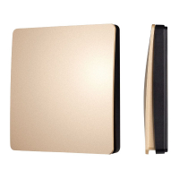Кнопочная панель Arlight KINETIC-801-22-1G-WP-SUF Gold (No battery, IP67, 433Mhz) 051676