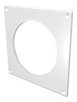 Накладка торцевая пластиковая 150х150 для воздуховода D100 ERA 10НКП