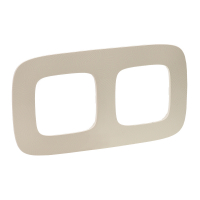 Рамка 2-постовая Legrand Valena Allure Тиснение бежевое 754382