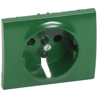 Лицевая панель Legrand Galea Life розетки 2К+З зеленая 777034