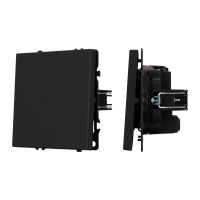 Механизм выключателя одноклавишный перекрёстный Arlight SWT-NOBE-MKX1-SFPL-BK (230V, 10A) 054249