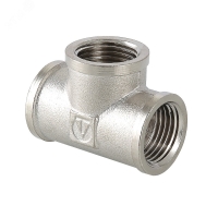 Тройник ВВВ 3/4'х3/4'х3/4' никелированный VALTEC VTr.130.N.0005 S13010005