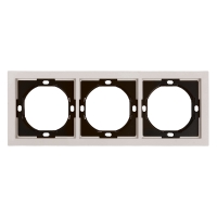 Рамка 3-местная Stekker Мия PFR00-3003-08 пудровый жемчуг 50488