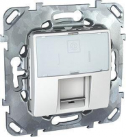 Розетка компьютерная RJ45 Schneider Electric Unica MGU5.425.18ZD