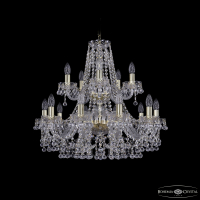Подвесная люстра Bohemia Ivele Crystal 1409/10+5/240/2d G