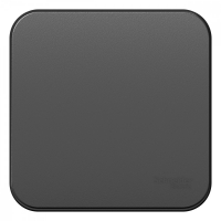 Выключатель 1-клавишный 10А 250B изолир. Пластина Systeme Electric Blanca наруж Антрацит BLNVA101016