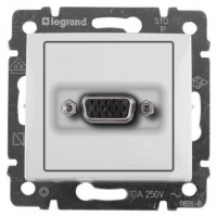 Розетка HD15 Legrand Valena белая 770083