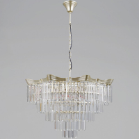 Подвесная люстра Illumico IL3575-8+4PSQ-24 GD LYRA