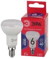 Лампа светодиодная LED R50-6W-865-E14 R (диод, рефлектор, 6Вт, хол, E14) (10/100/3600) ЭРА Б0045335