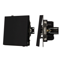 Механизм выключателя одноклавишный перекрёстный Arlight SWT-TENDO-MKX1-SFPL-BK (230V, 10A) 054571