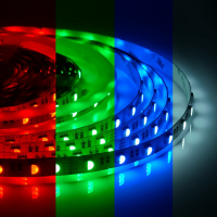 Светодиодная лента Apeyron 12В СТ 14.4Вт/м smd5050 60д/м IP20 500Лм/м 5м RGBW 00-109