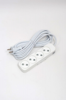 Удлинитель 4вх с защитными шторками ELBI Myra 527-010205-430