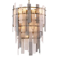 Подвесная люстра DeLight Collection Greyson KG1581P-10 brass