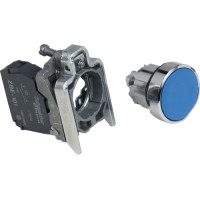 Кнопка синяя без фиксации 22мм 1но Schneider Electric XB4BA61