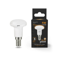 Лампа светодиодная рефлекторная Gauss E14 4W 2700K матовая 106001104 GAUSS