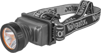 Фонарь светодиодный NPT-H10-ACCU 2Вт LED аккумуляторный налобный пластик Navigator Group 61284 20120