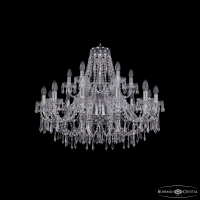 Подвесная люстра Bohemia Ivele Crystal 1403/12+6/300/2d Ni