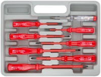 Набор отверток 7шт изол.1000V CrV+1индик FIT 56127