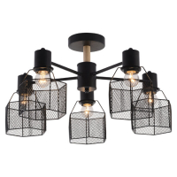 Люстра на штанге Seven Fires Lauri SF3388/5C-BK-WD