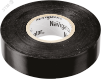 Изолента ПВХ черная 15мм 10м NIT-B15-10/BL Navigator Group 71229 17627